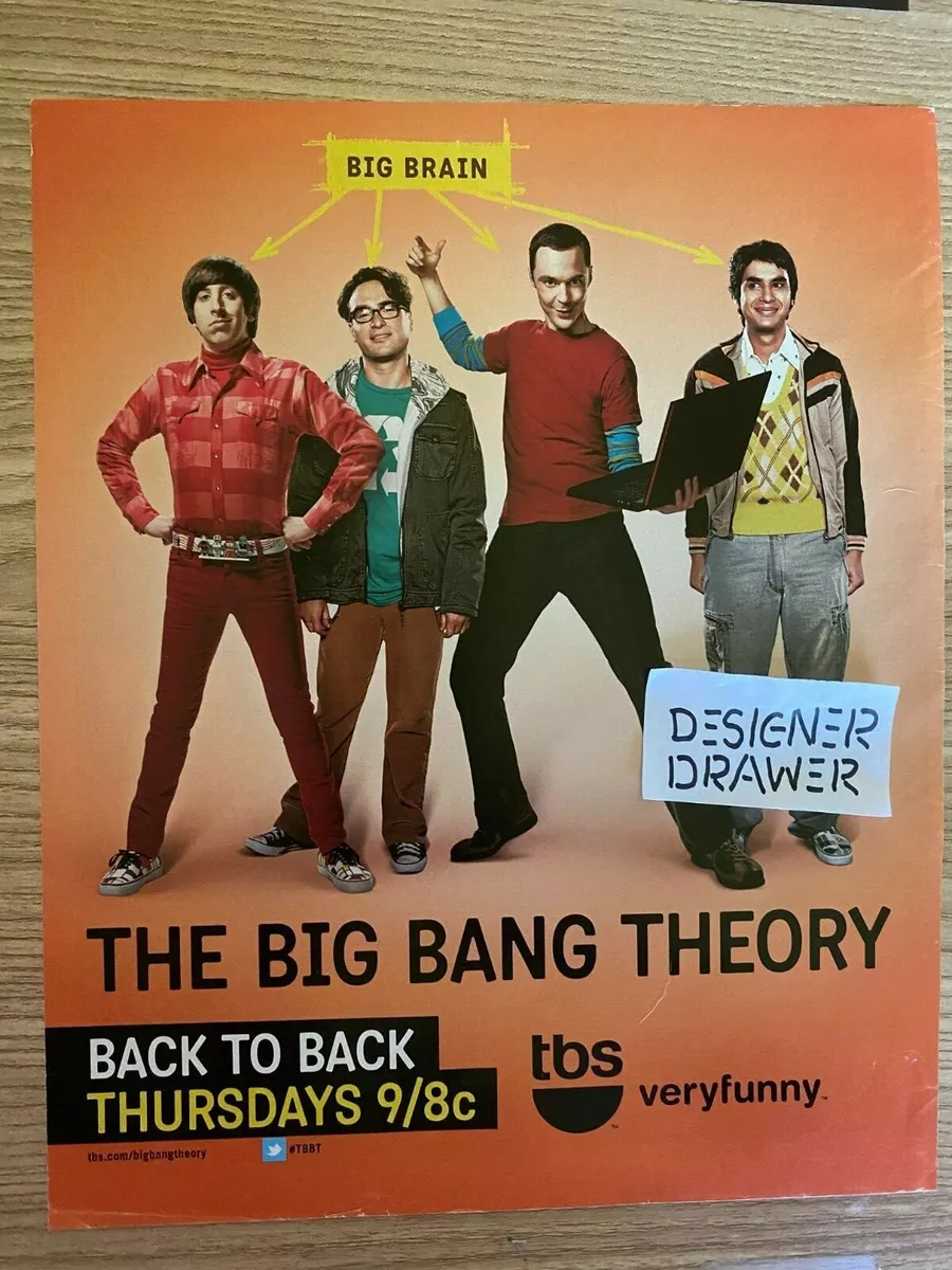 Big Bang Theory TV Show Cast Promotional Print Ad Advertisement eBay