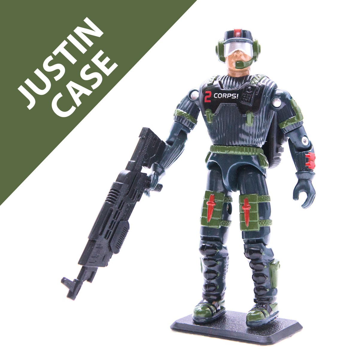 1999 Lanard The CORPS! Max Power JUSTIN CASE 3.75