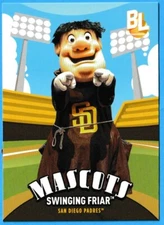 2024 Topps Big League Baseball Mascots Swinging Friar M-21 San Diego Padres