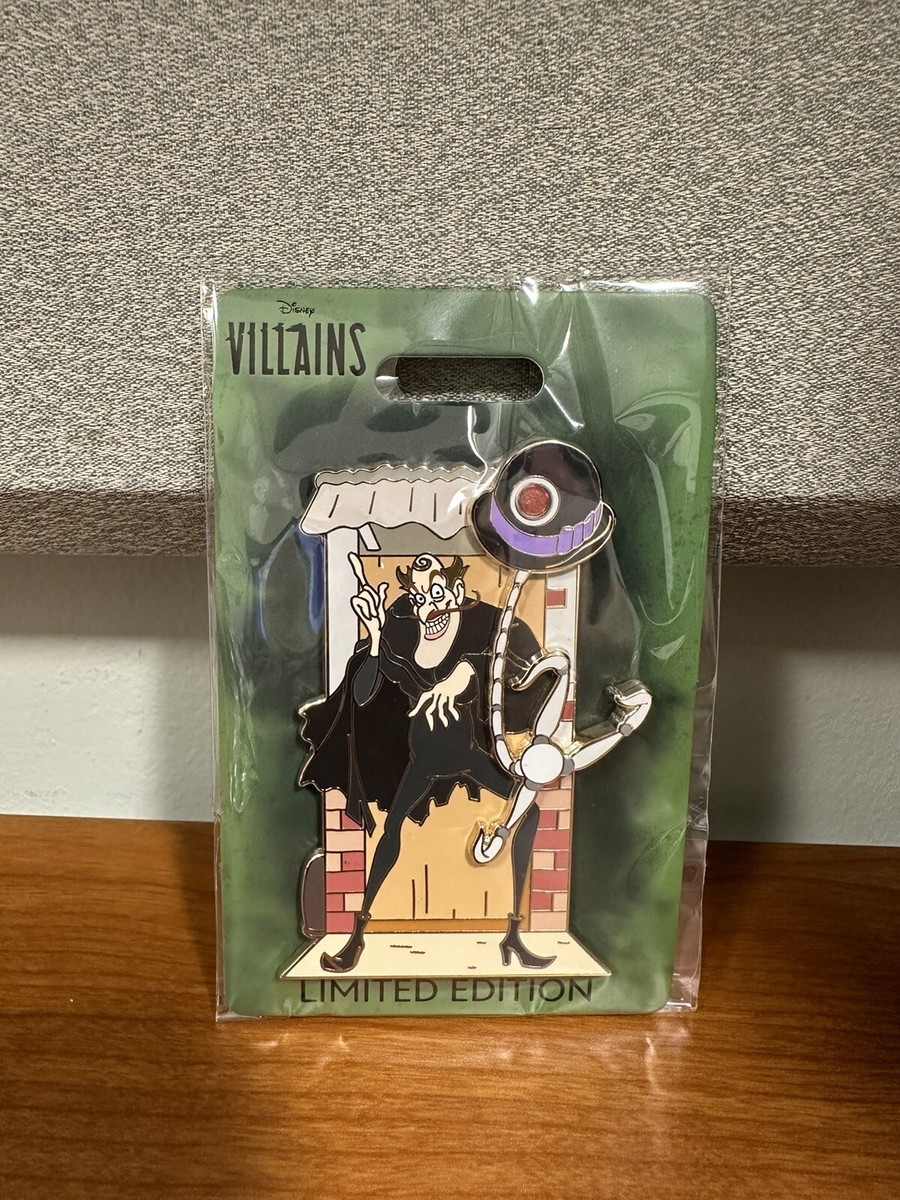 Disney D23 Expo 2024 Bowler Hat Guy Villain Pin Mickeys Glendale