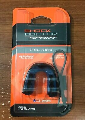 Lot of 2 Shock Doctor Sport Gel Max 11 & Older Mouth Guard FREE SHIPPING