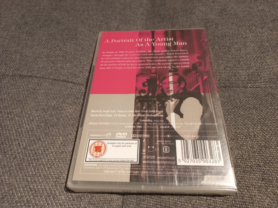 A Portrait of the Artist as a Young Man New & Sealed DVD Region 2 Rare - Image 2 of 2