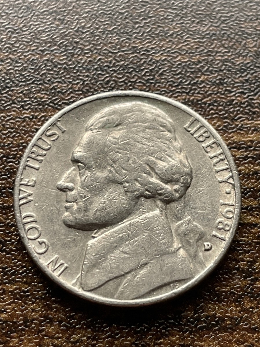 1981-D/D RPM ERROR Nice Overdate RPM D/D Jefferson Filled D Actual