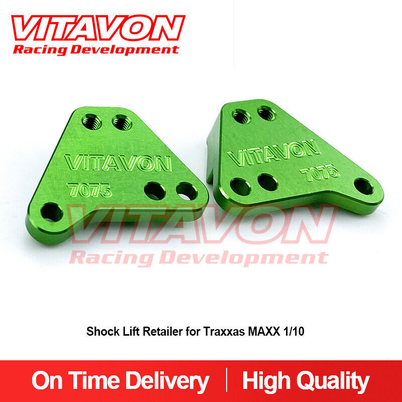 Vitavon CNC Aluminum #7075 Shock Lift Retailer For Traxxas MAXX - Foto 5