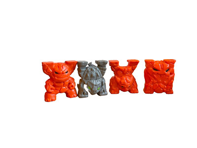 SCHLEICH Eldrador Mini CREATURES Serie 1   4 Figuren, orange & grau