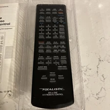Realistic 15-1905A Six In One Audio/Video Universal Remote Control 