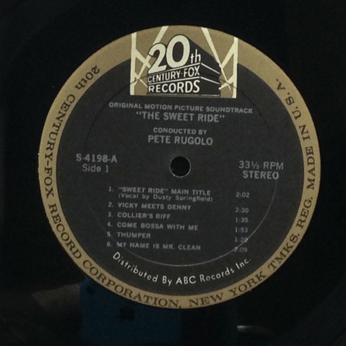 Pete Rugolo-The Sweet Ride-20th Century Fox 4198-STEREO DUSTY SPRINGFIELD - Picture 3 of 4