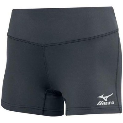 Mizuno Women's Core Vortex Volleyball Spandex Shorts in Navy Blue & Black - Volleyball Spandex 
