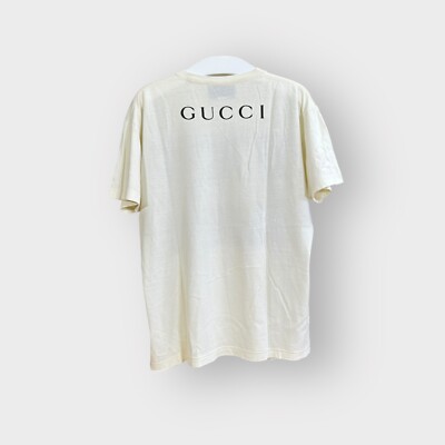 Authentic Gucci T-Shirt Idol Ivory and Purple Logo size XS | eBay