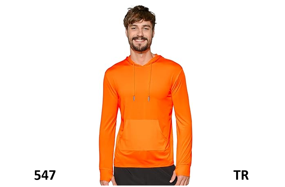 INGEAR Men Performance UPF 50+ UV/Sun Protection Hoodie T-Shirt