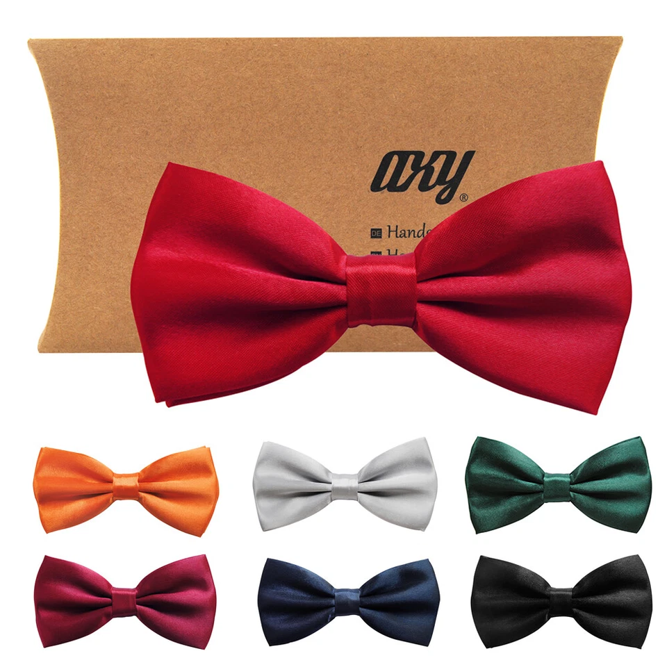axy® Herren Fliege Schleife, Bereits Gebunden, Konfirmation verstellbar FLI1 - Bild 1 von 1