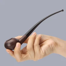Long Stem Tobacco Pipe Wooden Churchwarden Gandalf Pipe 10 Smoking Accessories