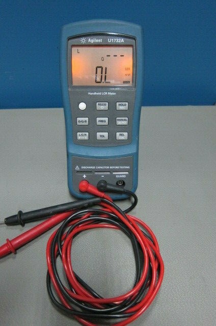 Agilent U1732A Handheld Dual Display LCR Meters, with test leads