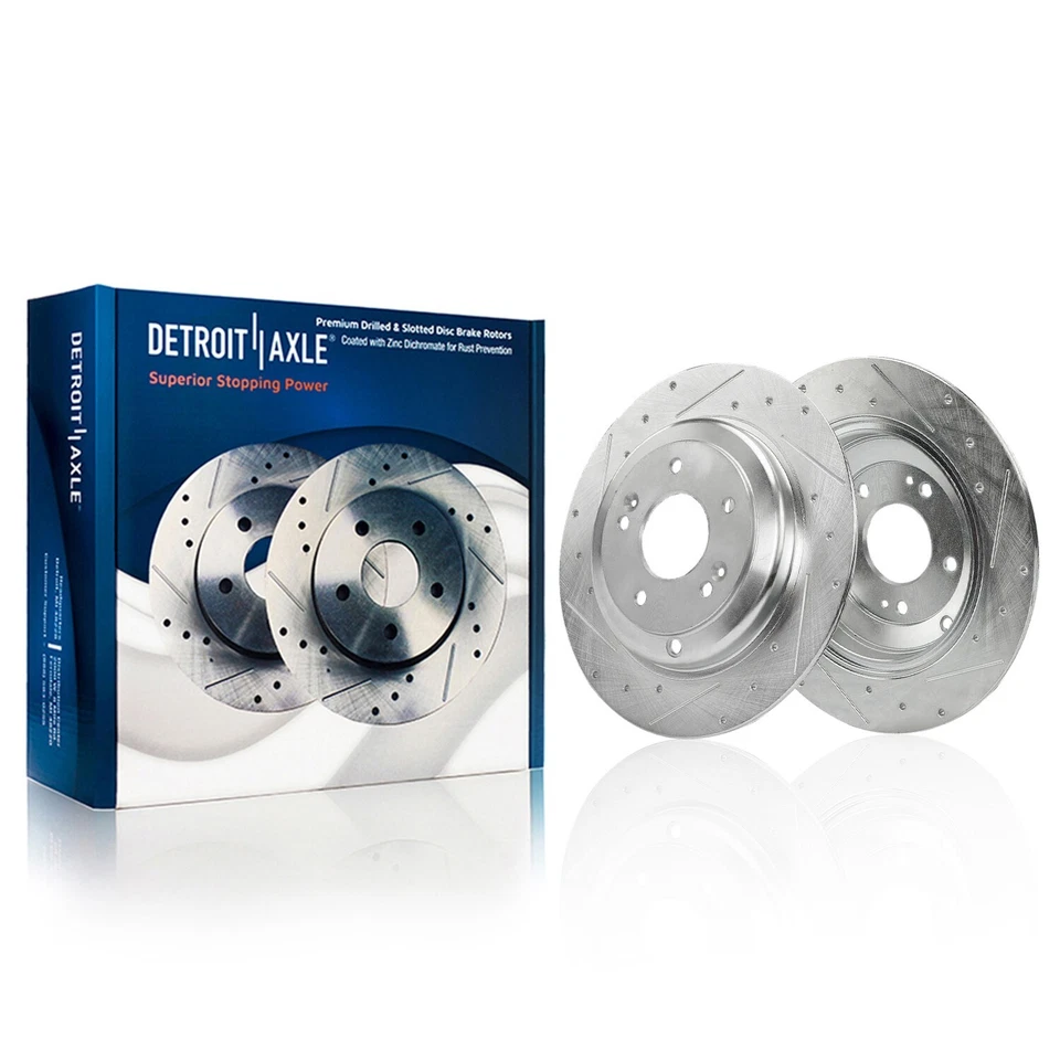 Rotores de freno delanteros 314 mm traseros perforados 320 mm para Hyundai Genesis 2010-2016 cupé Foto 4 de 4