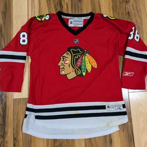 Reebok Kane Chicago Blackhawks Signed Hockey Jersey Youth Size L/XL PLS READ!!