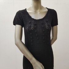 Süßes Strickkleid von Makena Lei, 38, schwarz