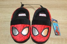 NWT Spider-Man Toddler Boys Slippers Plush house shoes Spiderman