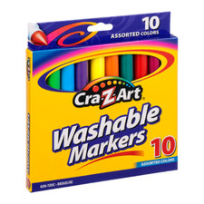 Cra Z Art Washable Markers 10 Non-toxic Brighter Classic Colors
