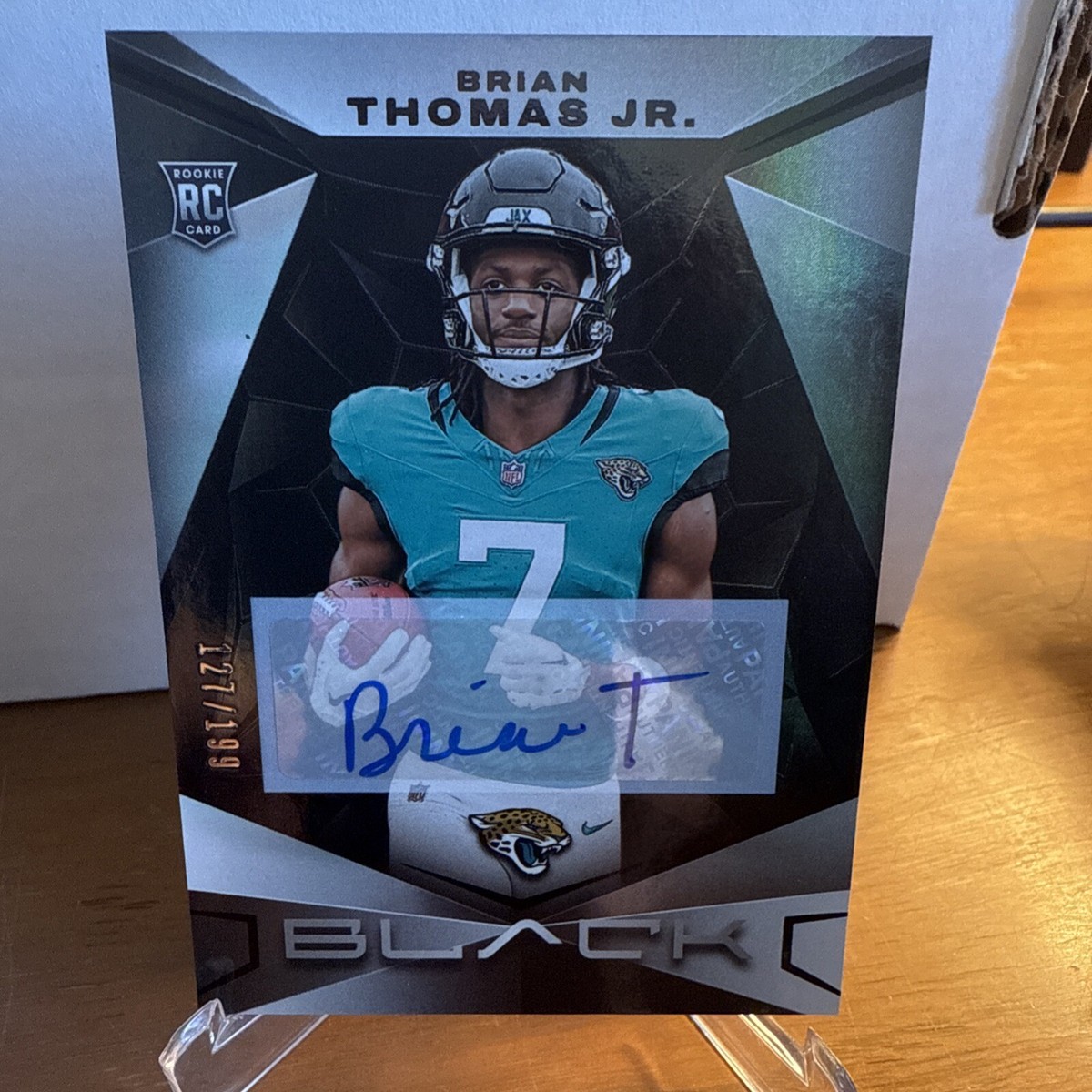 2024 Panini Black Brian Thomas Jr. Rookie Auto /199 Jaguars | eBay