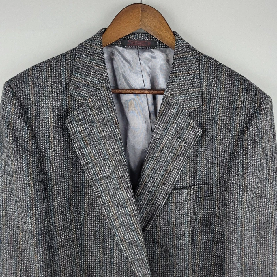 Abrigo deportivo vintage Boston Tradors para hombre 42R lana tweed profesor universidad Foto 2 de 4