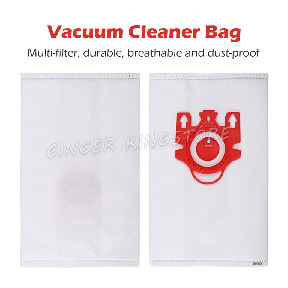 12 Vacuum Cleaner Bags For Miele FJM HYCLEAN Compact C1 C2 S4 S6 S291