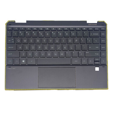 For HP Spectre X360 13-AW TPN-Q225 L73748-001 Palmrest Backlit Keyboard Touchpad