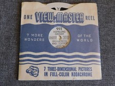 Vintage SAWYER'S VIEW-MASTER REEL 955, HOPALONG CASSIDY AND "TOPPER", 1950