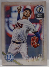 2018 TOPPS GYPSY QUEEN ERVIN SANTANA BAZOOKA BACK SP #86 TWINS