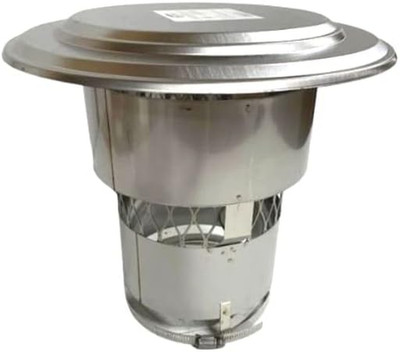 Stainless Steel Chimney Rain Cap Rockflex, round 6 Inch