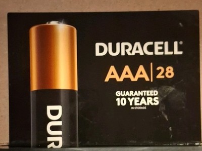 2  28pack Duracell AAA Alkaline 48 Batteries 1.5V Alkaline 10 Year NEW
