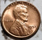 1952 P Philadelphia Lincoln Wheat Penny Free S&H BIN541