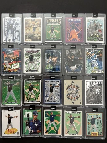 Topps Project 2020- Complete Set of 20 Derek Jeter Cards