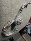 Samuel Benham BJC Sterling Silver 18Karat Gold Garnet stone Bracelet Ring Lot-NR — photo 7