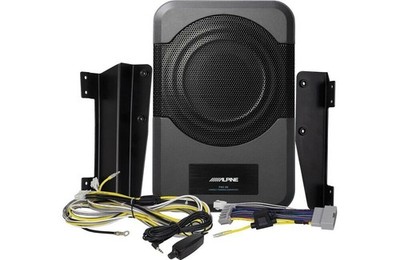 Alpine PWE-S8-WRA 8'' Powered Under Seat Subwoofer for 2011-2018 Jeep Wrangler JK