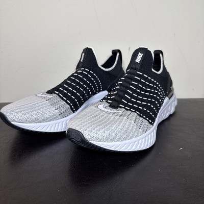 NIKE REACT PHANTOM RUN FK 2 womens running shoes CJ0280-001  black white US 10