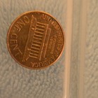 1959 Lincoln Memorial Small Cent Penny, Business Strike Philadelphia RD Copper — photo 2