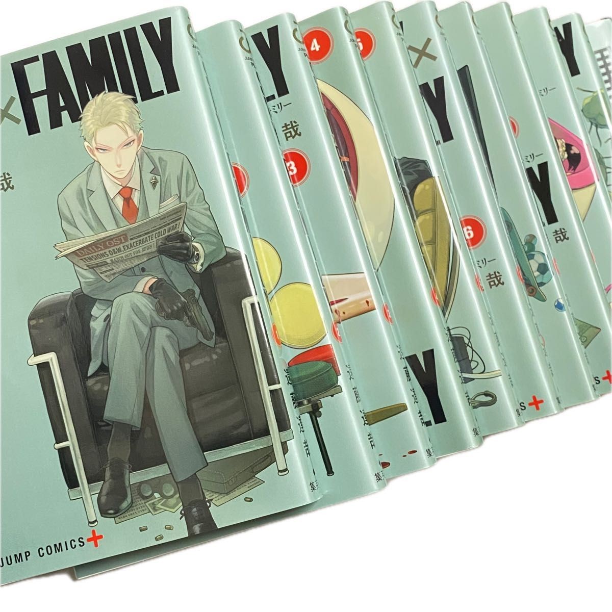 Juego manga SPY x FAMILY Vol.1-11 edición japonesa Jump Comics bueno