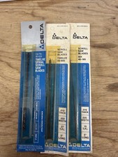 22 Delta Scroll Saw Blades. 3 Types, New Open Package, Models In Pics