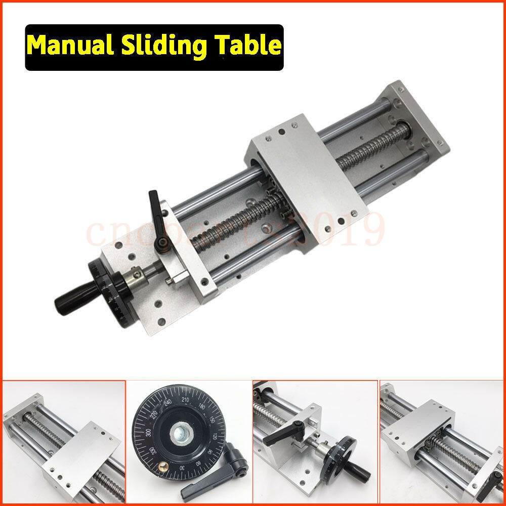 XYZ Axis Cross Slide Linear Guide Stage SFU1605 Ballscrew TH16 CNC Sliding Table