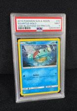 Pokemon Squirtle Holo #33 Sun & Moon Blastoise GX Premium Collection PSA 9 Mint