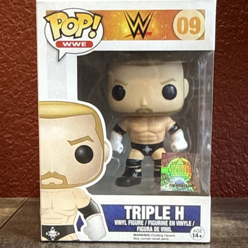 Funko Pop! WWE - Triple H #09 NIB PLASTIC SEALED UNOPENED