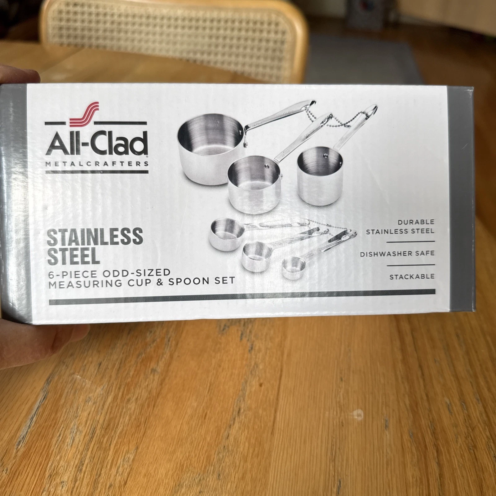 All-Clad Stainless Steel 6-Piece Odd-Sized Measuring Cup & Spoon Set- NEW
Opens in a new window or t