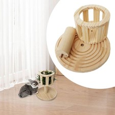 Bunny Hay Manger Wooden Hay Feeder Cage Feeding Manger Bunny Food Bowl Hay