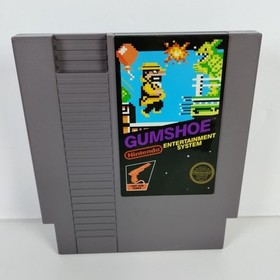 Gumshoe NES Nintendo 1986  5 SCREW w/ Manuel & Sleeve - Tested - Free Shipping 