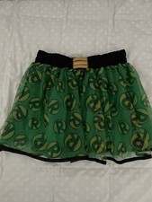 DC Comics Girls Skirt Yellow Green Black 24" Waist Netting