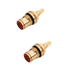 Set of 2 Replacement Valve Tap Hot Water Cartridge Bathroom Accessories