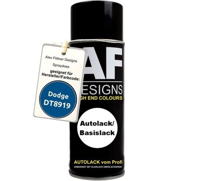 Für Dodge DT8919 Banzai Blue Metallic Spraydose Basislack Sprühdose 400ml