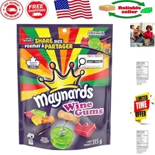 Delicious Tart Fruit Chews - Maynard’s Wine Gums 11.1oz Indulgence Treat