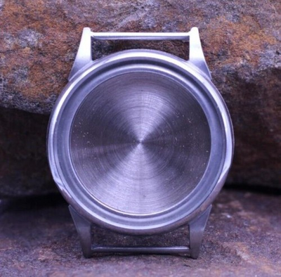 #ad #ad OUR SWISS STAINLESS STEEL BOTTOM MEN#x27;S MILITARY WRIST WATCH CASE FIXED LUG DK $26.01