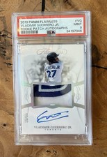 Panini Flawless Vladimir Guerrero Jr. Rookie Patch Auto #RPA-VG PSA 9 /25